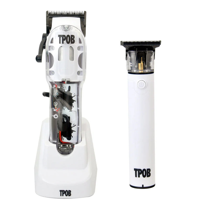 TPOB White Slime Clipper Trimmer Bundle