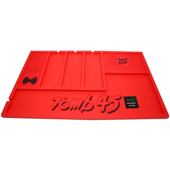Tomb45® Red Powered Mats Wireless Charging Organizing Mat (PowerClips sold separately)