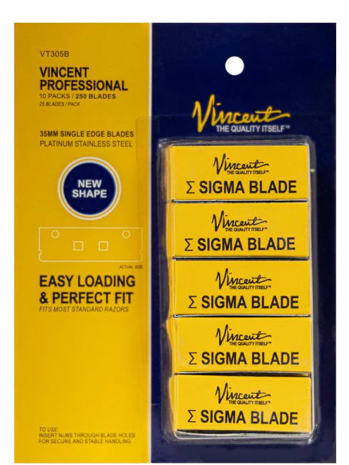 VINCENT 35mm Single Edge Razor Blades
