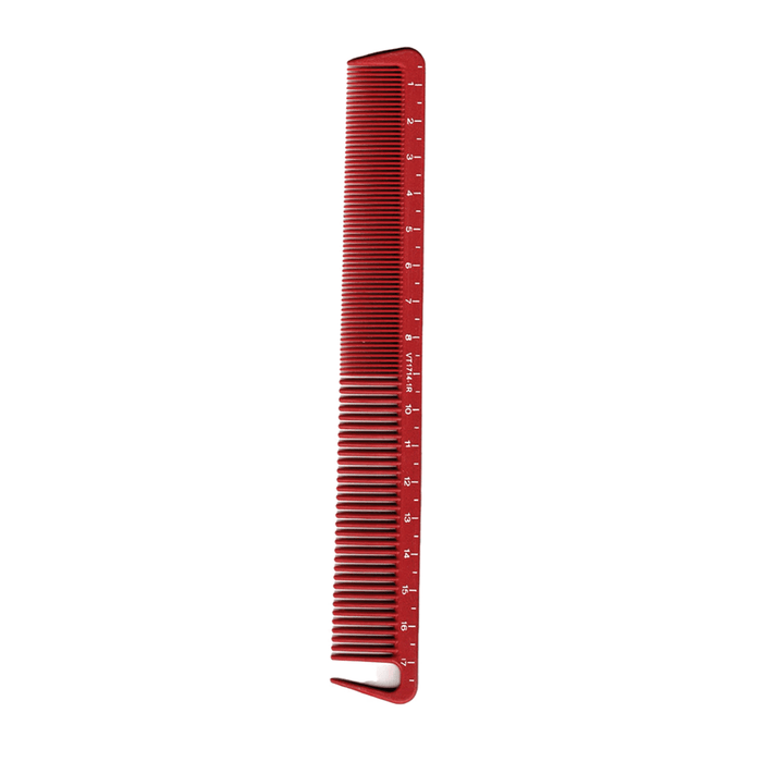 Vincent Professional Red Ceramic Comb Kenny Duncan Collection VT1714-1R