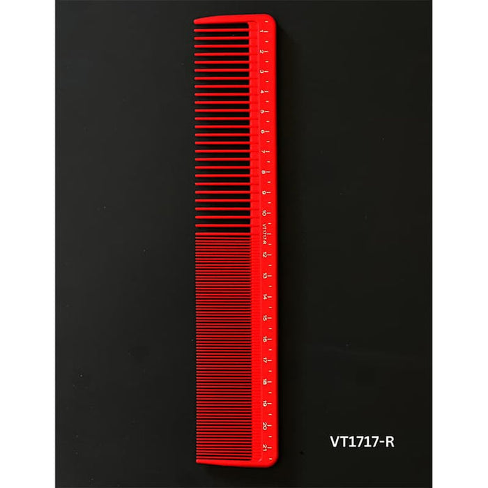 Vincent Professional Red Ceramic Comb Kenny Duncan Collection VT1717-R