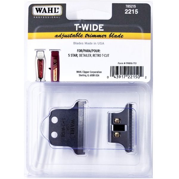 WAHL 5-Star T-Wide Trimmer Blade Silver