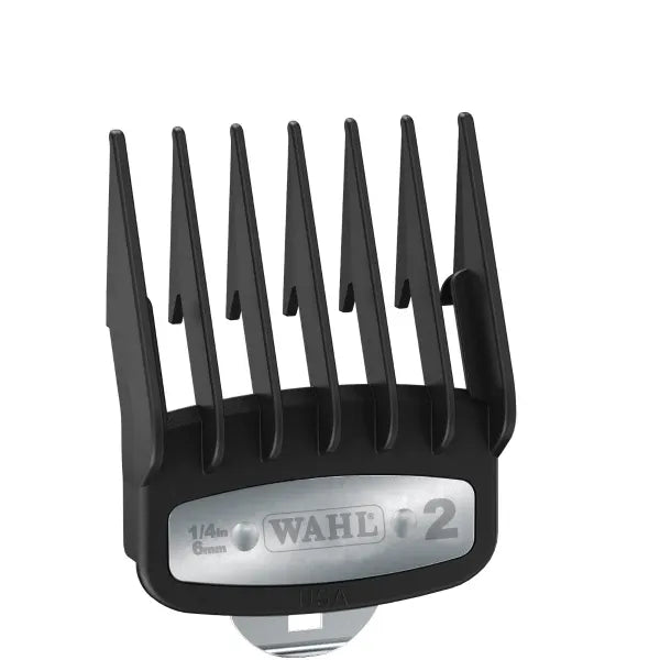 WAHL 8 Pack Premium Guides with Organizer - Black