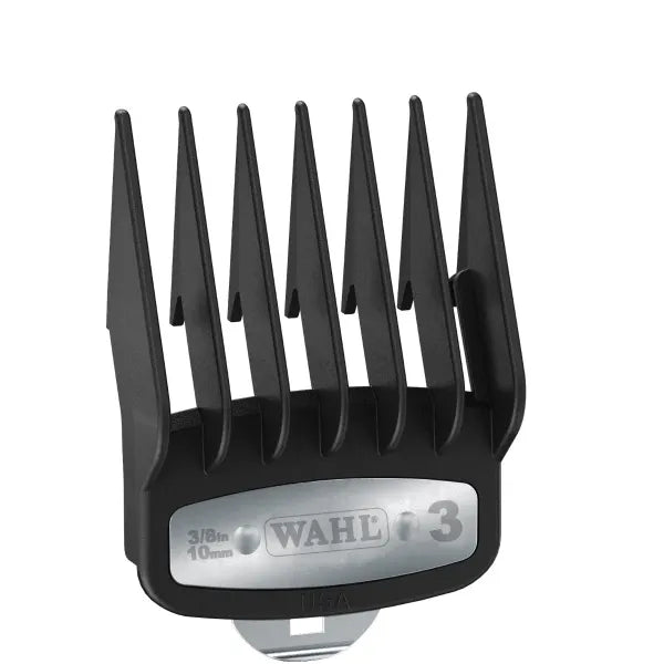 WAHL 8 Pack Premium Guides with Organizer - Black