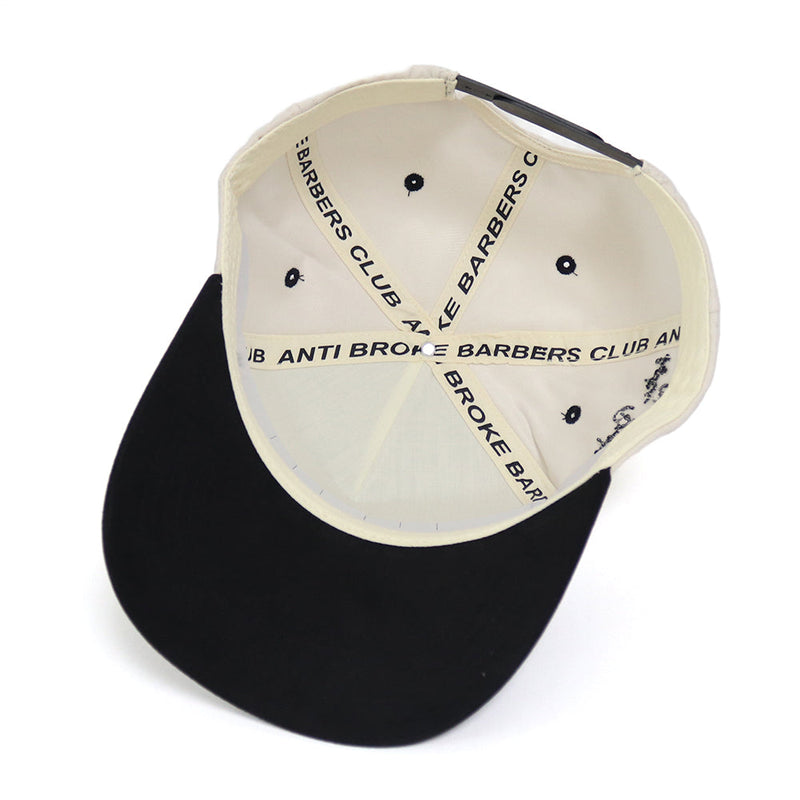 Barber Leaf Signature Hat - White/Black