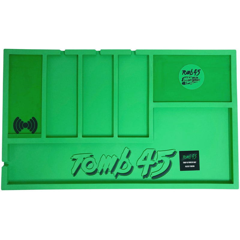 Tomb45® Green Powered Mats Wireless Charging Organizing Mat (PowerClips sold separately)