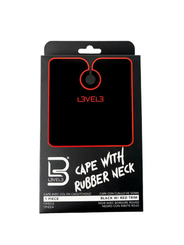L3VEL3  Professional Rubber Neck Cutting Cape