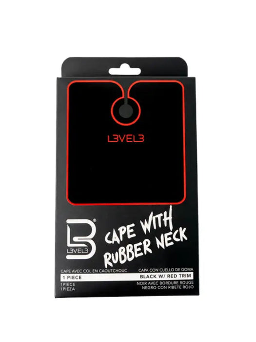 L3VEL3  Professional Rubber Neck Cutting Cape