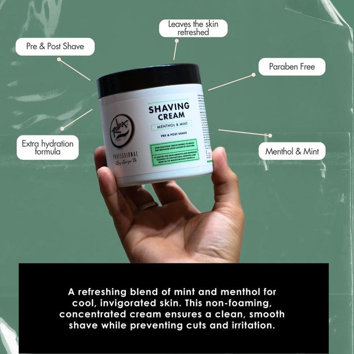 Rolda Menthol & Mint Shaving Cream For Sensitive Skin