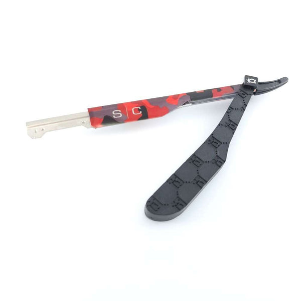StyleCraft X Deluxe Line Camo Straight Edge Razor Tool (SCDL804R)