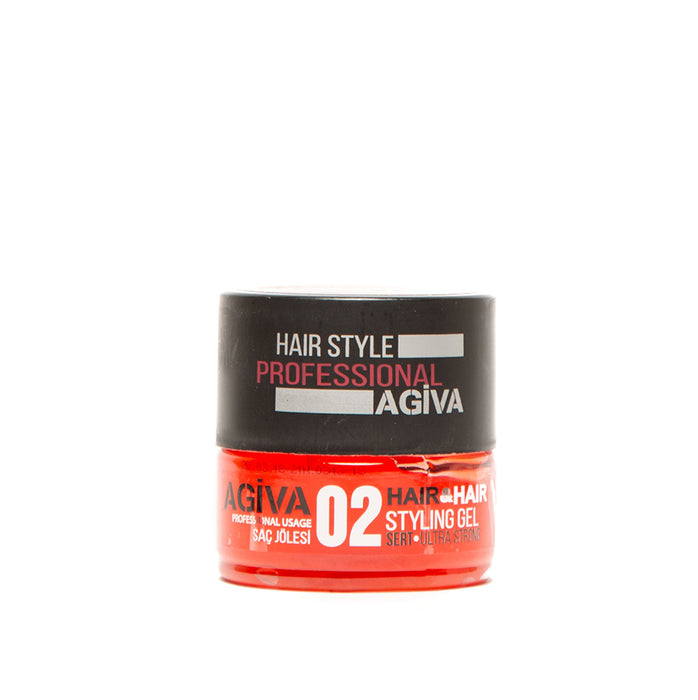 AGIVA Hair Styling Gel 02 (Wet look) Ultra-Strong Hold 200 mL