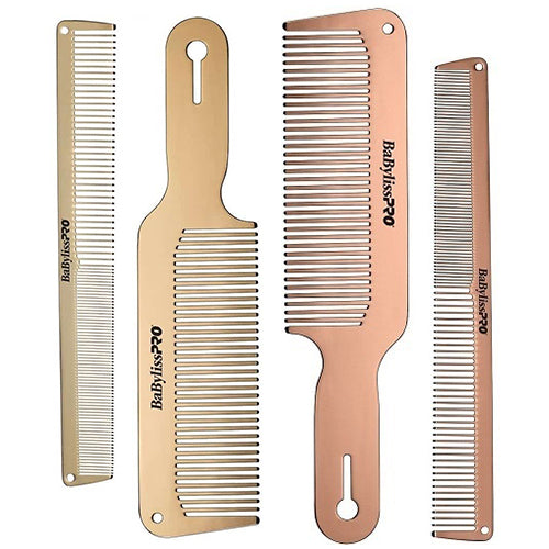 BabylissPro FX Metal Comb Set (2 Finishes)