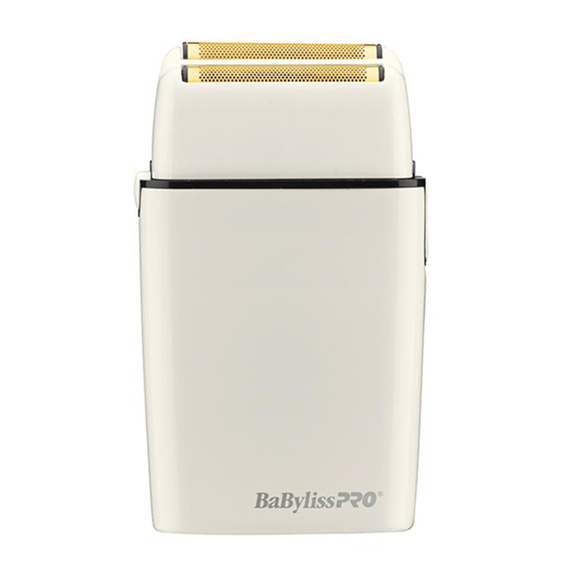 BaBylissPRO FX02 Metal Double Foil Cordless Shaver (White)