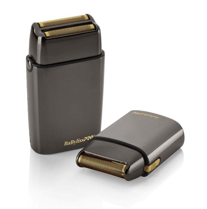 BaByliss Shavers (2-in-1) Single Head & Double Head Metal Body (Black)