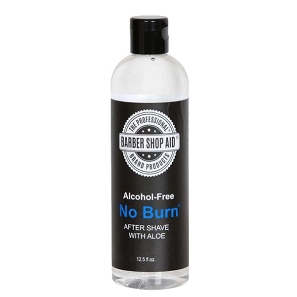 Barber Shop Aid No Burn Alcohol-Free Aftershave with Aloe, 13 oz