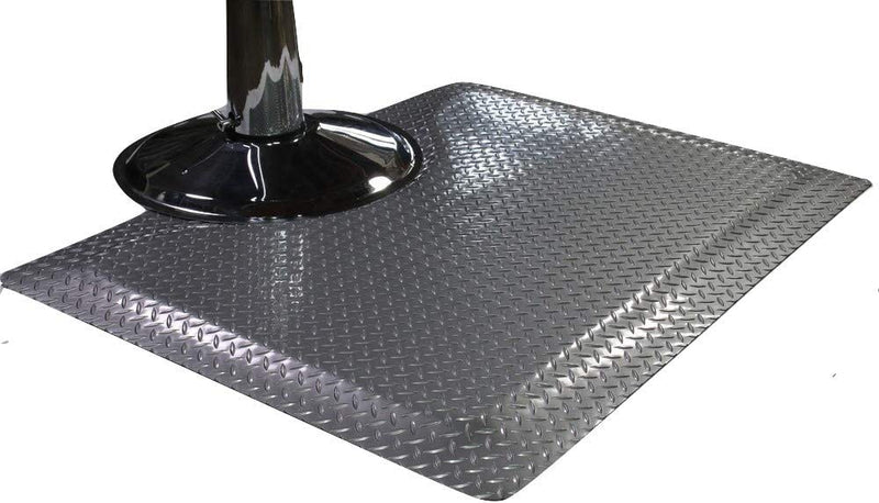 Diamond Plate Anti-Fatigue Chair Mat