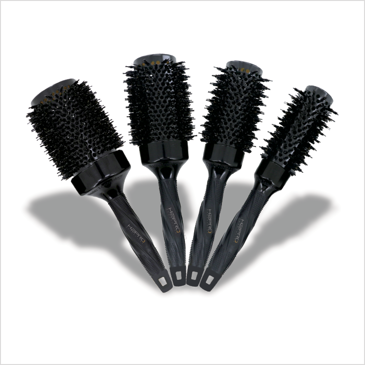 H2PRO Ceramic Vented Radial Brush Boar/Nylon (4 Sizes)