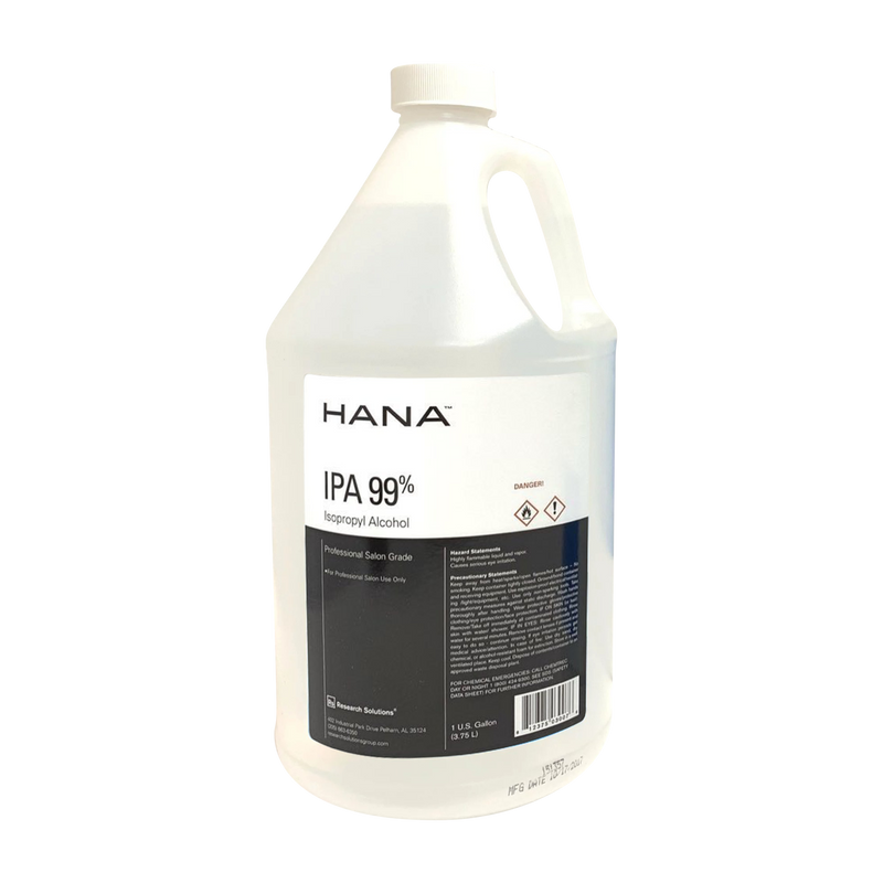 Hana Spa Products IPA 99% Isopropyl Gallon