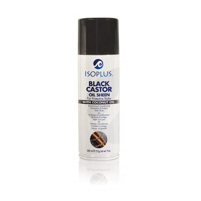 ISOPLUS Black Castor Oil & Coconut Oil Sheen Spray 9oz