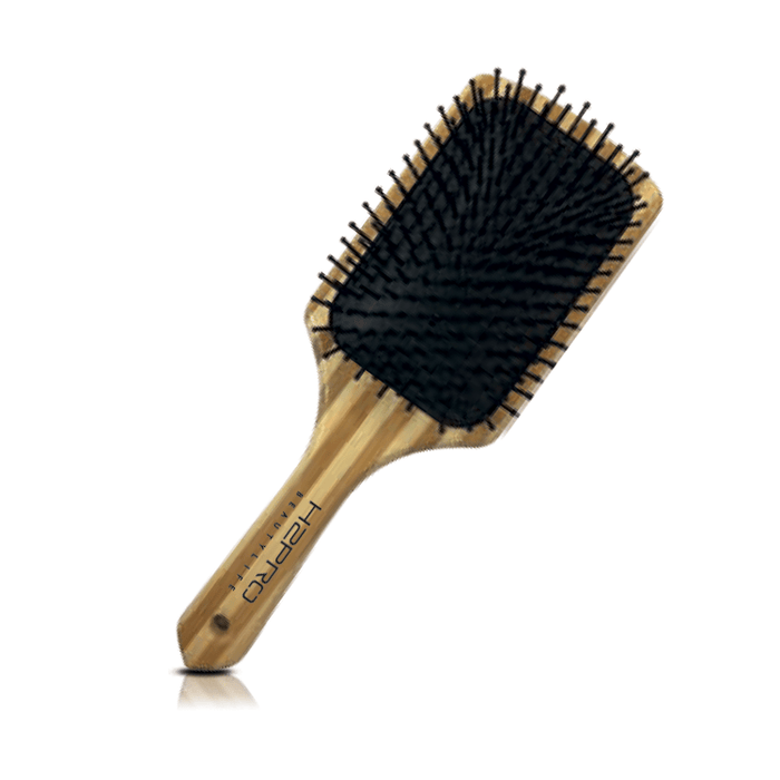 H2PRO Large Wood Paddle Brush w/Nylon Bristle
