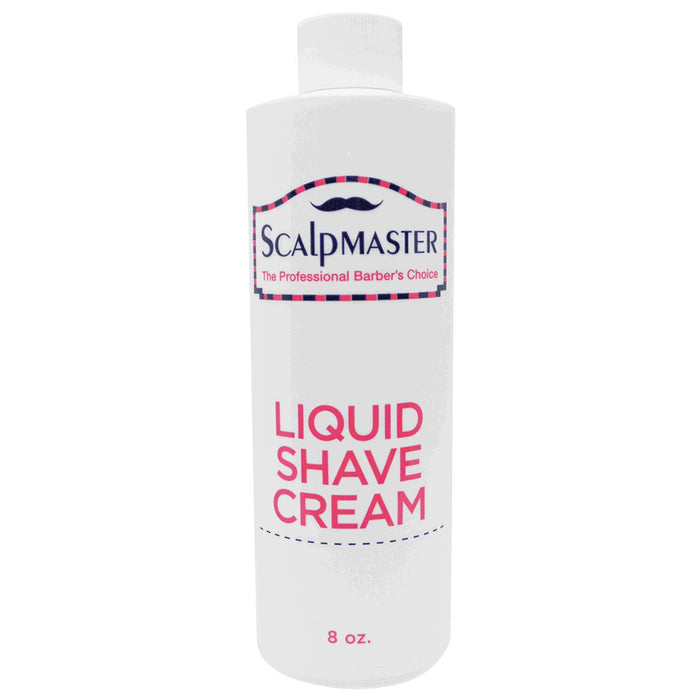 SCALPMASTER Lather Machine Liquid Shave Cream, 8 fl oz