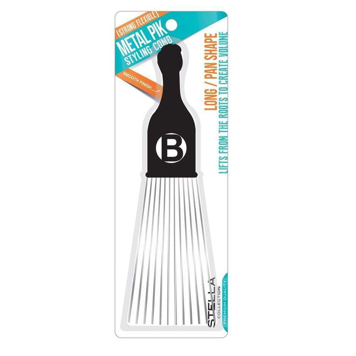 STELLA COLLECTION Long Metal Styling Pik Comb