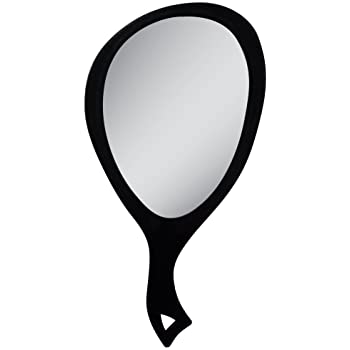 Magic Collection Professional XL Teardrop Shaped Hand Mirror 10"x19" (4 Colors)