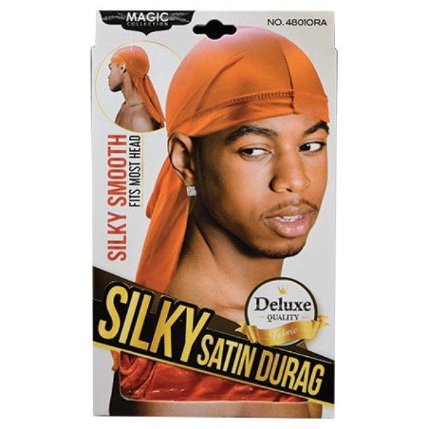 Magic Silky Satin Durag  (Orange)