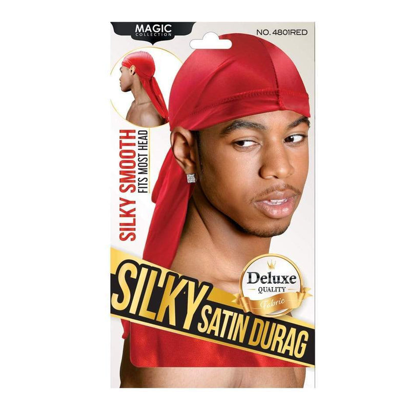 Magic Silky Satin Durag (Red)
