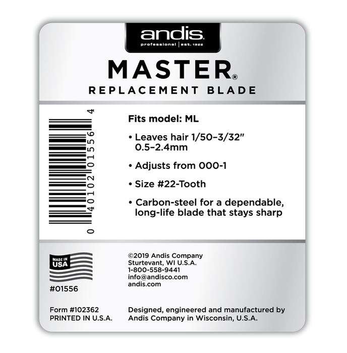 Andis® Master®/MLX Replacement Blade, Size 000-1