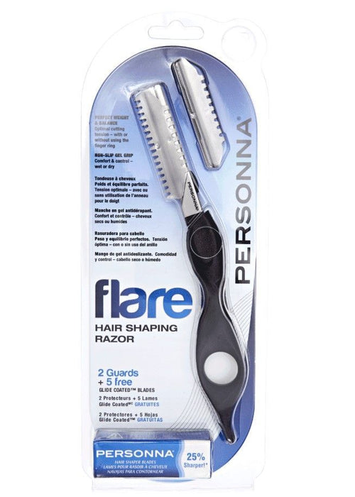 Personna Flare Hair Shaping Razor with 5 Blades