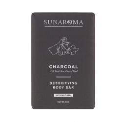 SUNAROMA Soap - Charcoal, Detoxifying Body Bar