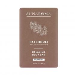 SUNAROMA Soap - Patchouli, Relaxing Body Bar