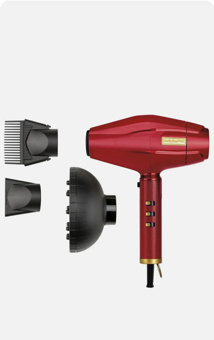 BaByliss PRO Red FX High Performance Turbo Hair Blow Dryer