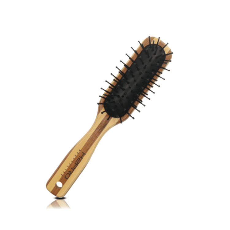 H2PRO Small Wood Paddle Brush w/Nylon Bristle
