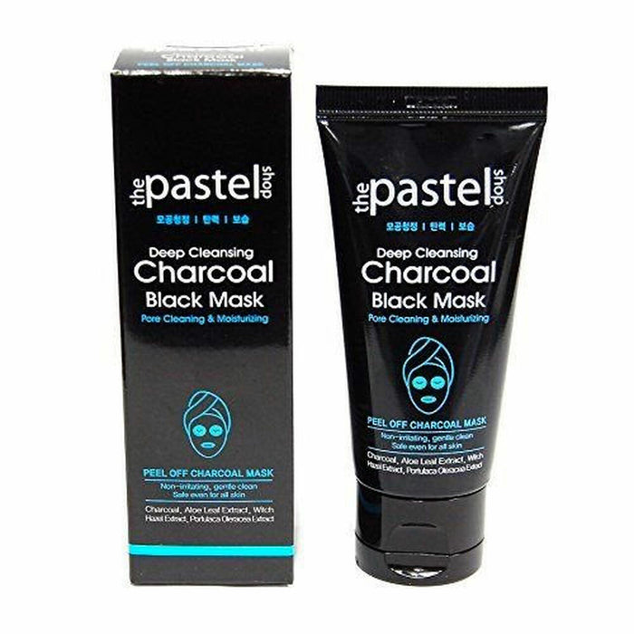 THE PASTEL SHOP Deep Cleansing Charcoal Black Mask, 1.76 oz