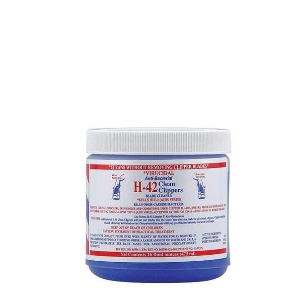 Virucidal Anti-Bacterial H-42 Clean Clippers® (16 oz blue jar)