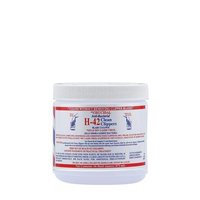 Virucidal Anti-Bacterial H-42 Clean Clippers® (16 oz white jar)