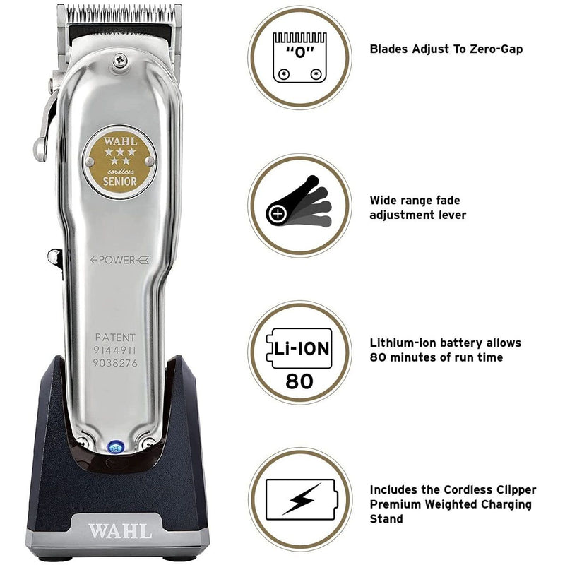 Wahl Senior "ALL METAL" Clipper (Cordless)