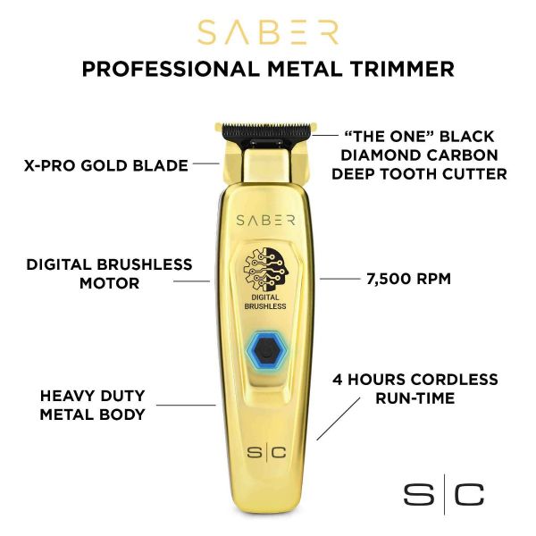 Stylecraft Saber Cordless Digital Brushless Motor Trimmer